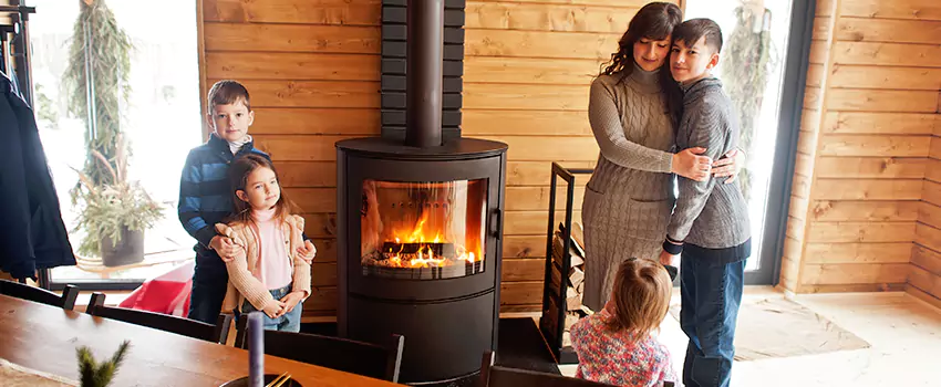 Morso Cast Iron Fireplace Insert Installation in Adelanto, California