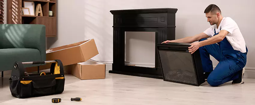 Old Rusted Metal Fireplace Repair And Replacement in Adelanto, CA