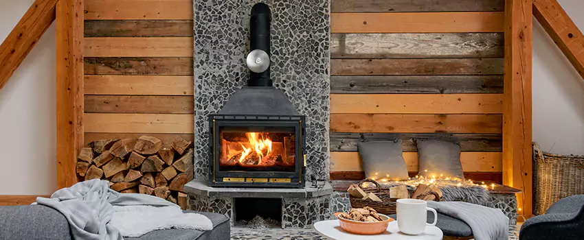 Thelin Hearth Products Direct Vent Gas Stove Fireplace Inspection in Adelanto, California