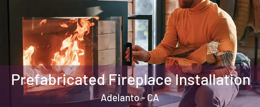  Prefabricated Fireplace Installation Adelanto - CA